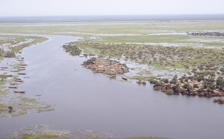 Une vue du Delta Intérieur du fleuve Niger au Mali